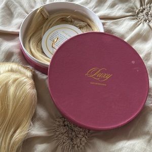 Luxy clip-in hair extensions - 20”, 120g, Ash Blonde, 9 pieces, 2 extra clips.